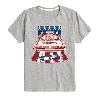 Boys 8-20 Hot Wheels Rodger Dodger Flag Graphic Tee