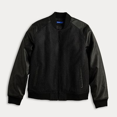 Apt. 9 Men s Mixed Media Varsity Bomber Jacket