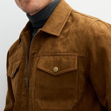 Apt. 9® Faux Suede Trucker Jacket