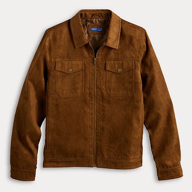 Apt. 9® Faux Suede Trucker Jacket