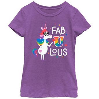 Disney / Pixar's Inside Out Fabulous Rainbow Girls 7-16 Graphic Tee