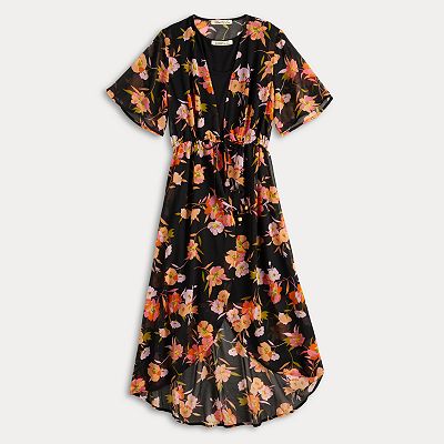 Juniors' Liberty Love Knit Dress with Kimono