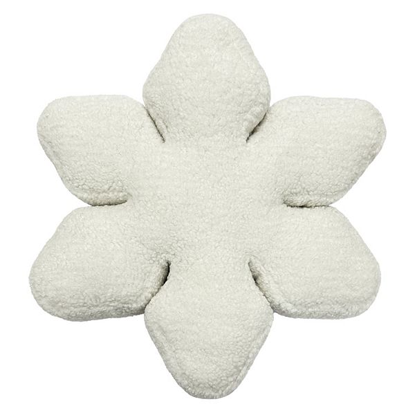 St. Nicholas Square® Holiday Snowflake Throw Pillow - White