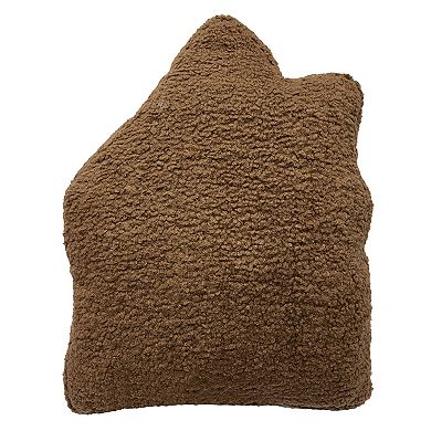 St. Nicholas Square Gingerbread House Throw Pillow