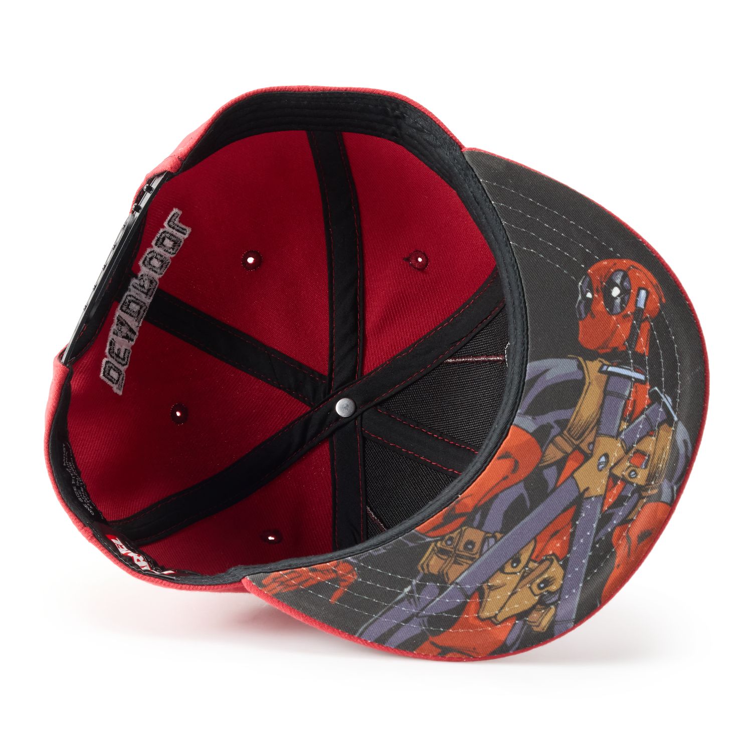 Casquette Snapback Big Face Deadpool Battes de baseball