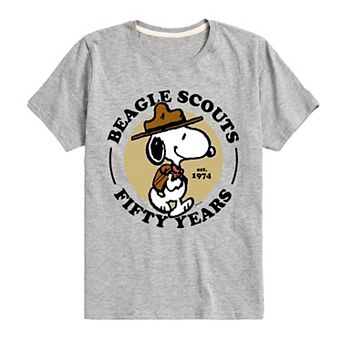 Boys 8-20 Peanuts Snoopy Beagle Scout Graphic Tee