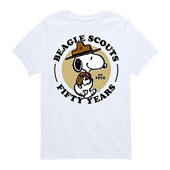 Boys 8-20 Peanuts Snoopy Beagle Scout Graphic Tee