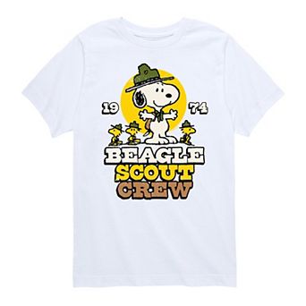 Boys 8-20 Peanuts Beagle Scout Crew Graphic Tee