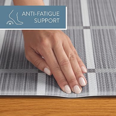 Town & Country Basics Comfort Plus Windowpane Plaid Anti Fatigue Comfort Mat