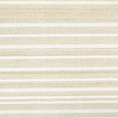 Town & Country Basics Layne Modern Stripe Everwash™ Washable Area Rug with Non-Slip Backing