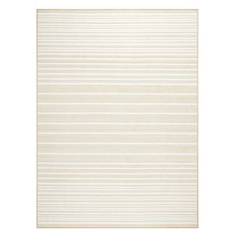 Town & Country Basics Layne Modern Stripe Everwash™ Washable Area Rug with Non-Slip Backing