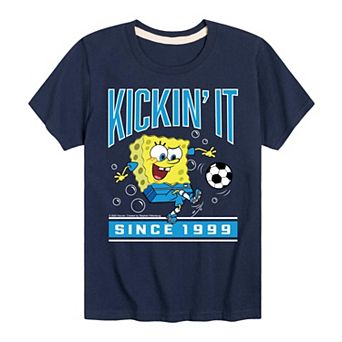 Boys 8-20 Spongebob Squarepants Kickin' It Graphic Tee