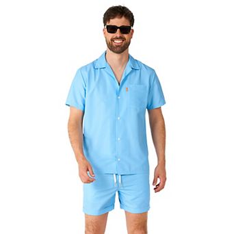 Men's OppoSuits Cool Summer Short Sleeve Button Down Shirt & Shorts Set