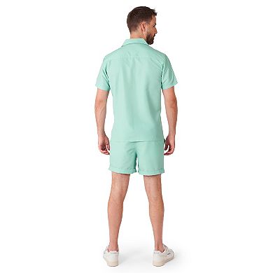 Men's OppoSuits Magic Mint Short Sleeve Button Down Shirt & Shorts Set