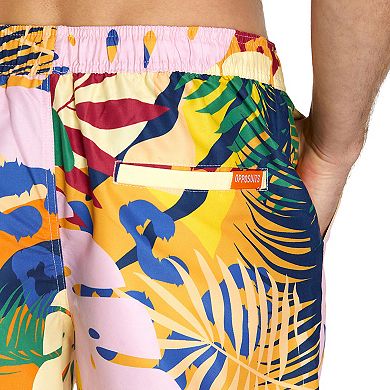 Men's OppoSuits Tropic Thrill Print Short Sleeve Button Down Shirt & Shorts Set
