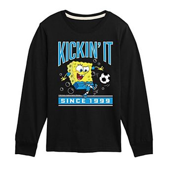 Boys 8-20 SpongeBob SquarePants Kickin' It Long Sleeve Graphic Tee