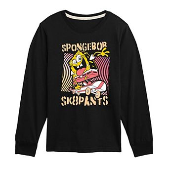 Boys 8-20 SpongeBob SquarePants Sk8Pants Long Sleeve Graphic Tee