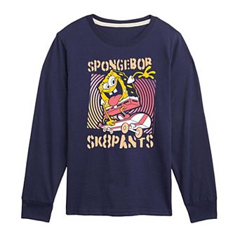 Boys 8-20 SpongeBob SquarePants Sk8Pants Long Sleeve Graphic Tee