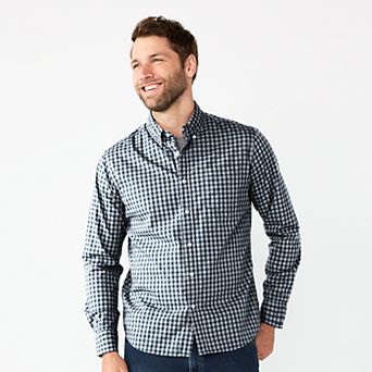 Men's Sonoma Goods For Life® Long Sleeve Slim Fit Perfect Length Button-Down Shirt