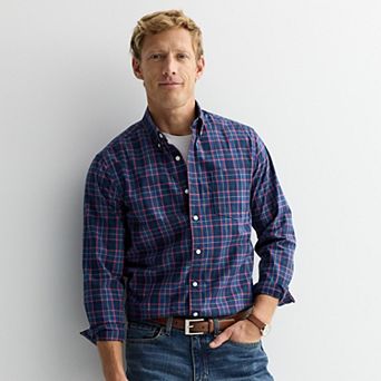 Men's Sonoma Goods For Life® Long Sleeve Slim Fit Perfect Length Button-Down Shirt