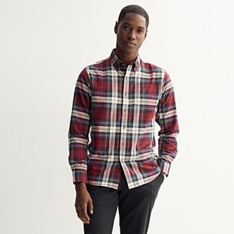 Men's Sonoma Goods For Life® Long Sleeve Perfect Length Button-Down Shirt