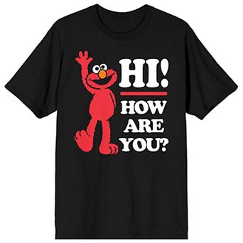 Men's Sesame Street Elmo Hi How Are You Tee
