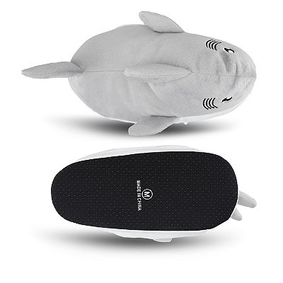 Wembley Padded Shark Bite Plush Memory Foam Adult Slippers