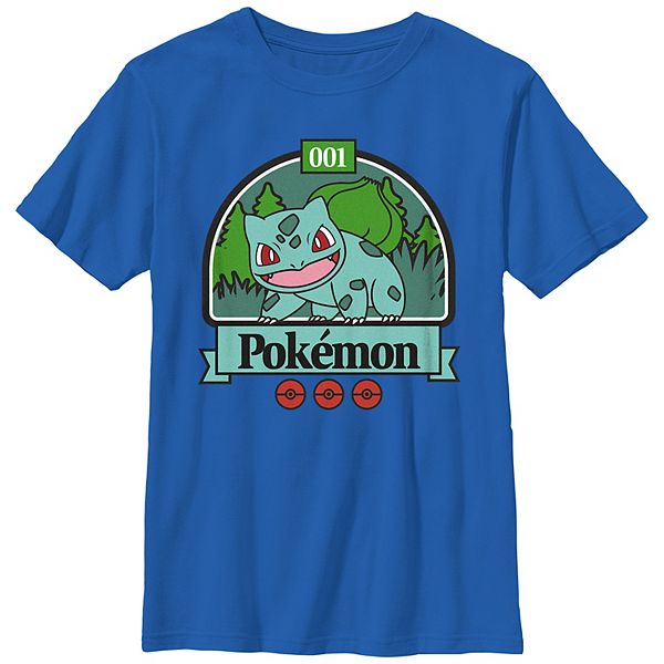 Boys Pokemon Bulbasaur Number Graphic Tee