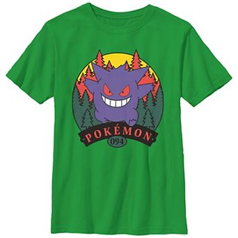 Boys Pokemon Gengar Attack Graphic Tee
