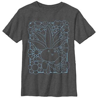 Boys Pokemon Oddish Flower Frame Graphic Tee