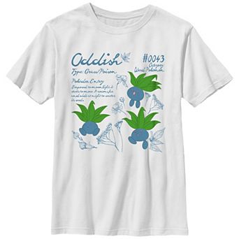 Boys Pokemon Oddish Study Graphic Tee