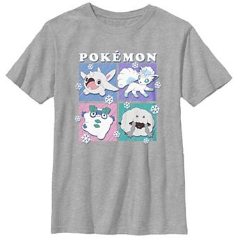 Boys Pokemon Ice Blocks Graphic Tee