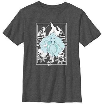 Boys Pokemon Winter Ninetales Graphic Tee