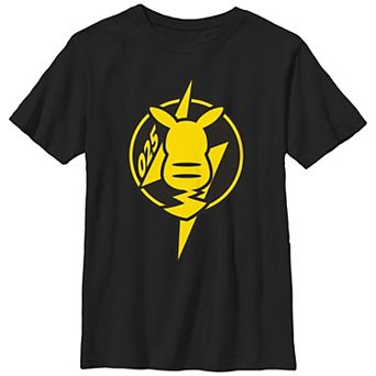 Boys 6-20 Pokemon Pikachu Back Badge Graphic Tee
