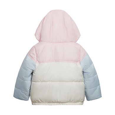 Toddler Girl Carter's Colorblock Puffer Jacket