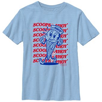 Boys Stranger Things Scoops Ahoy Graphic Tee