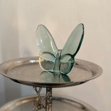 Crystal Butterfly Figurine Elegant Sparkling Home Décor Accent