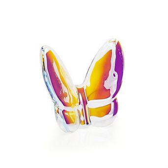 Crystal Butterfly Figurine Elegant Sparkling Home Décor Accent