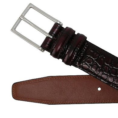 Crookhorndavis Men's Country Polo Bella Croc Print Belt