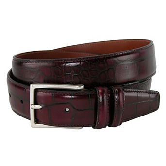 Crookhorndavis Men's Country Polo Bella Croc Print Belt