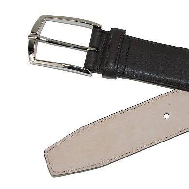 Crookhorndavis Men's Borgo Boxcalf Dress Belt With Solid Brass Buckle