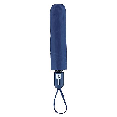 CTM Solid Color Auto Open Compact Travel Umbrella by Parquet