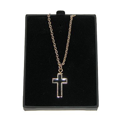 Men's Cross Pendant Tie Chain