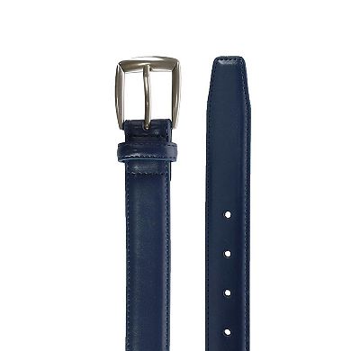 Ctm Men's Basic Leather Dress Belt