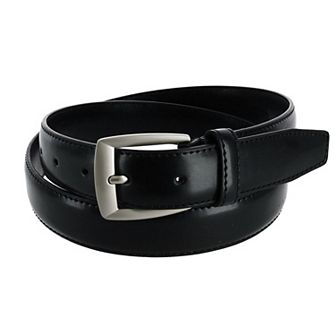 Ctm Men's Basic Leather Dress Belt