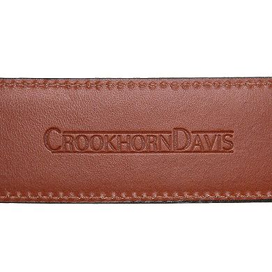 Crookhorndavis Men's Django Turin Tejus Lizard Print Dress Belt