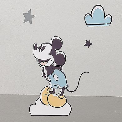 Lambs & Ivy Disney Baby Moonlight Mickey Mouse Blue/black Wall Decals/stickers