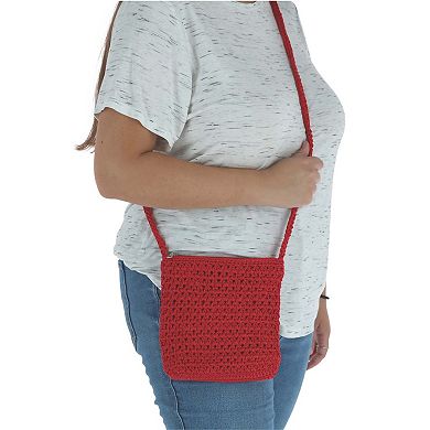 Women's Crochet Crossbody Handbag