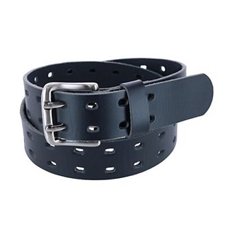 Ctm Men's Double Hole Bridle Belt