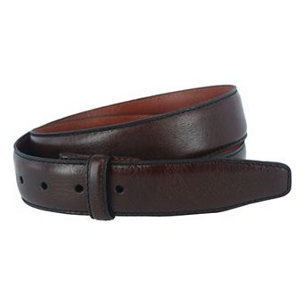 Trafalgar Pebble Grain Leather No Buckle Harness Belt Strap